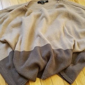 Forever 21 color blocked cropped sweater